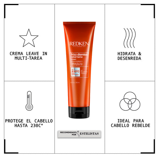 Rebel Tame Leave In Frizz Dismiss - 250 ml