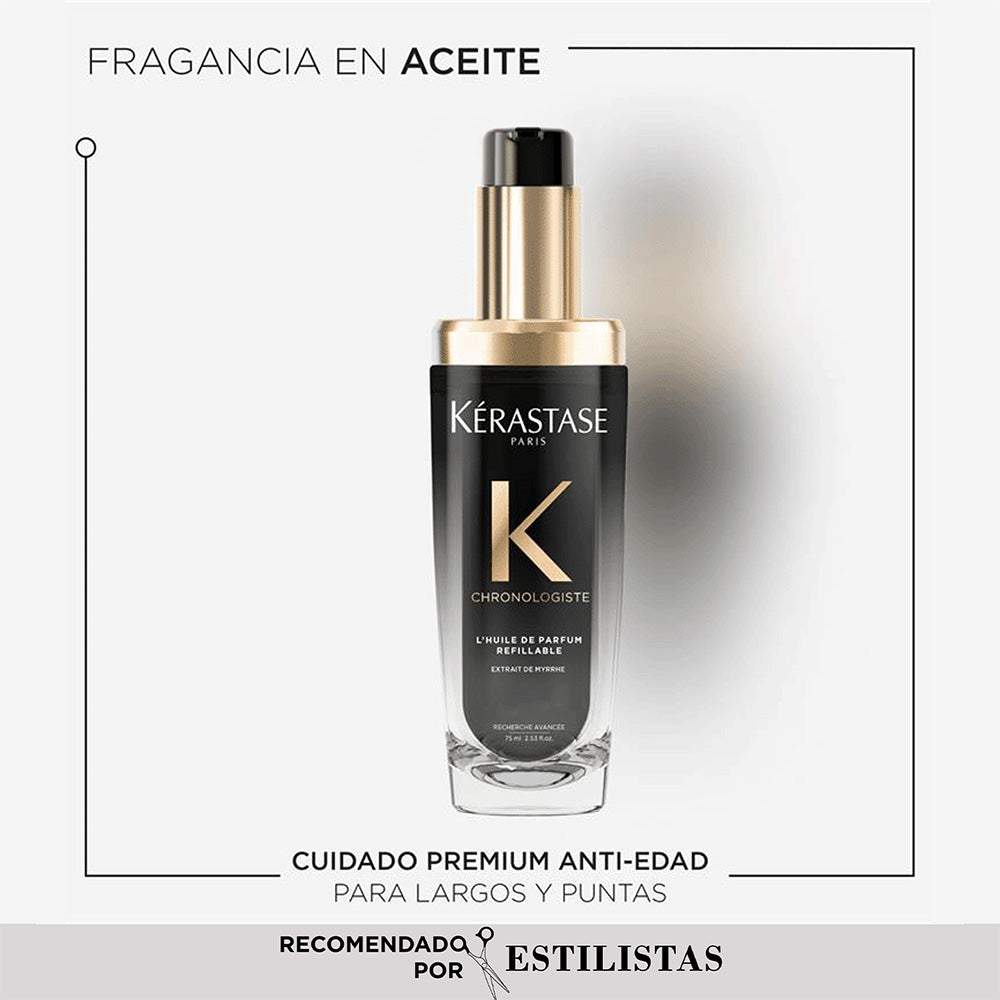 Perfume Capilar Revitalizante Oleoso + recarga / Chronologiste - 75 ml