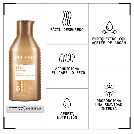 Acondicionador All Soft - 300 ml