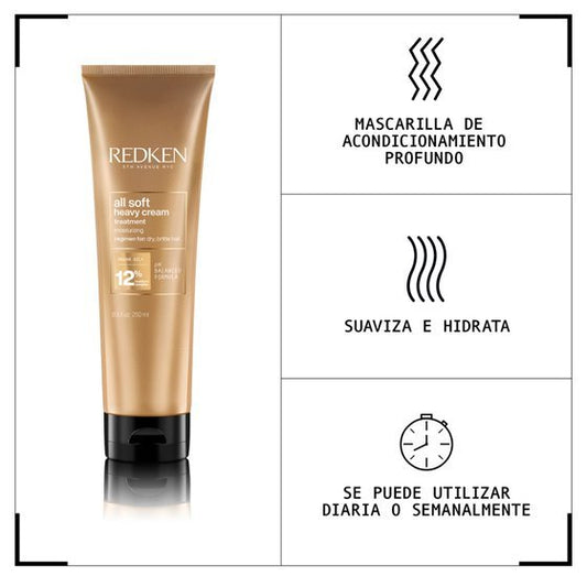 Tratamiento All Soft Heavy Cream - 250 ml