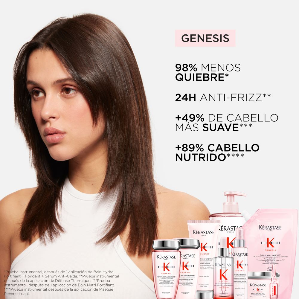 Shampoo Bain Nutri-Fortifiant y recarga / Genesis - 250 ml