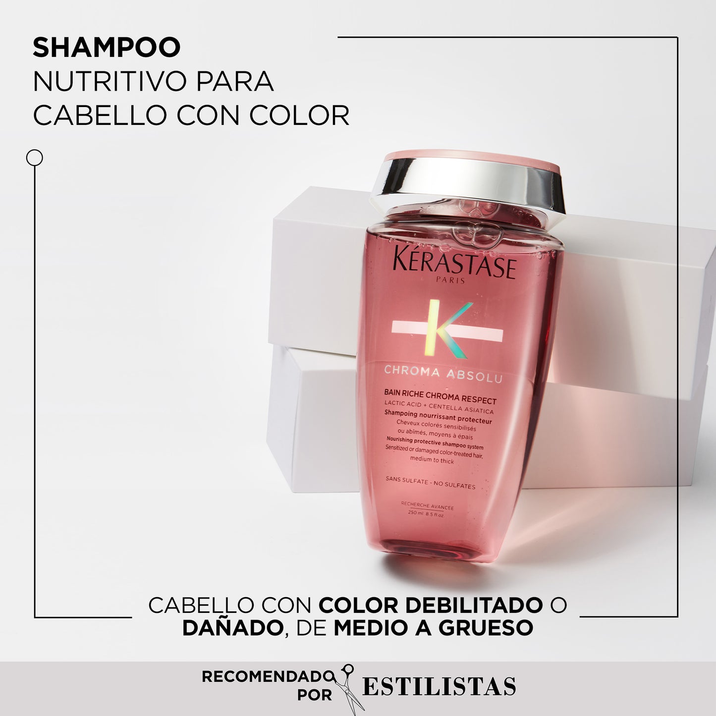 Shampoo Bain Riche Chroma Respect / Chroma Absolu - 250 ml