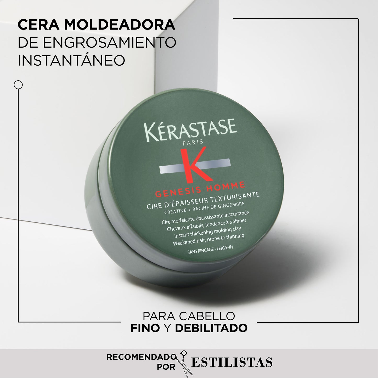 Cera Cire d’Épaisseur Texturisante / Genesis Homme - 75 ml