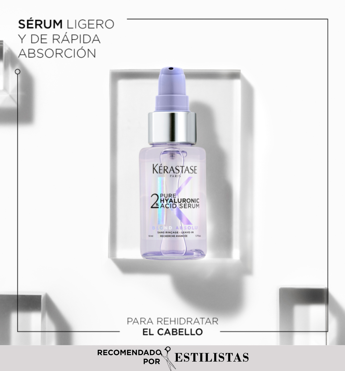 Serum 2% ácido hialurónico puro / Blond Absolu - 50 ml