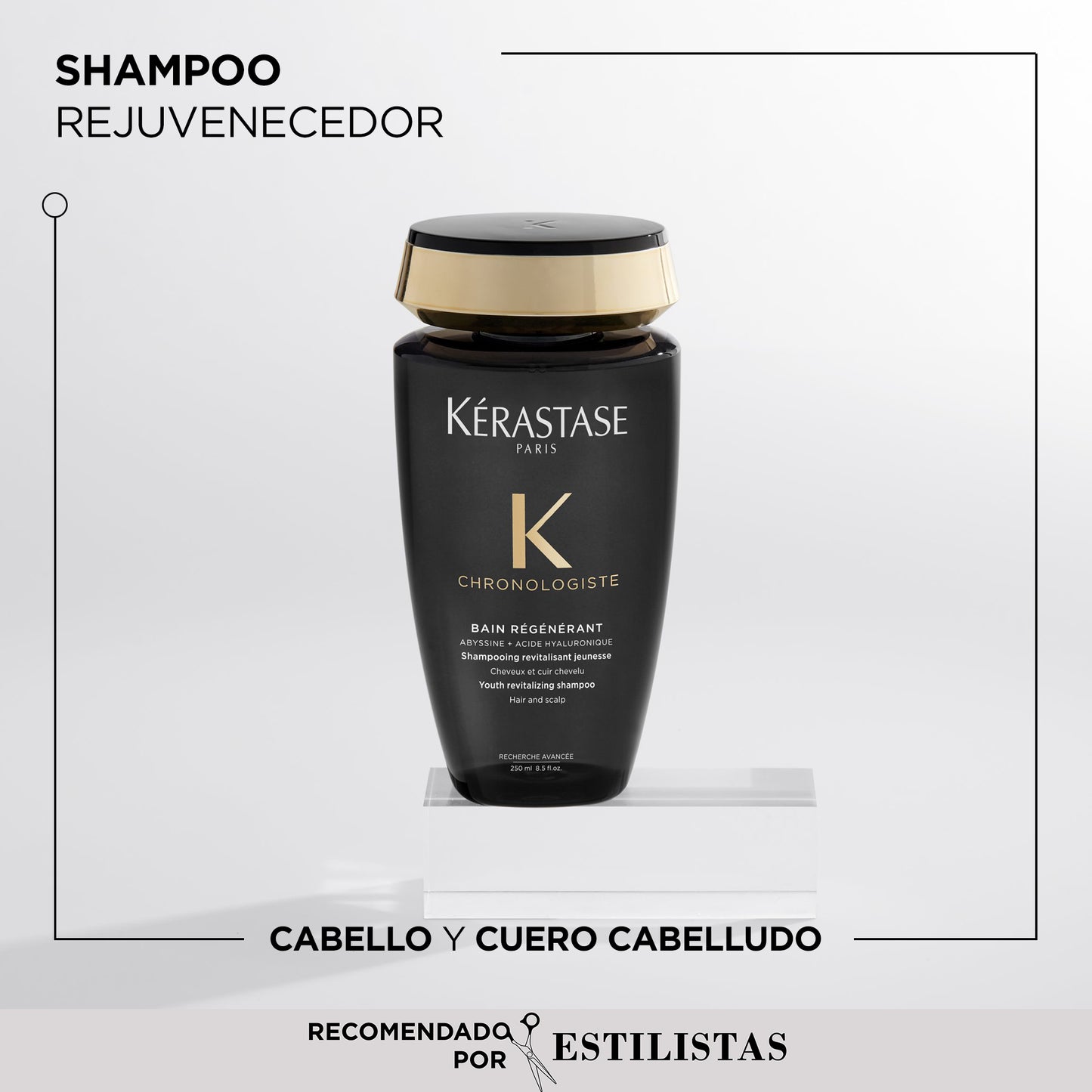 Shampoo Revitalizador Bain Régénérant / Chronologiste - 250 ml