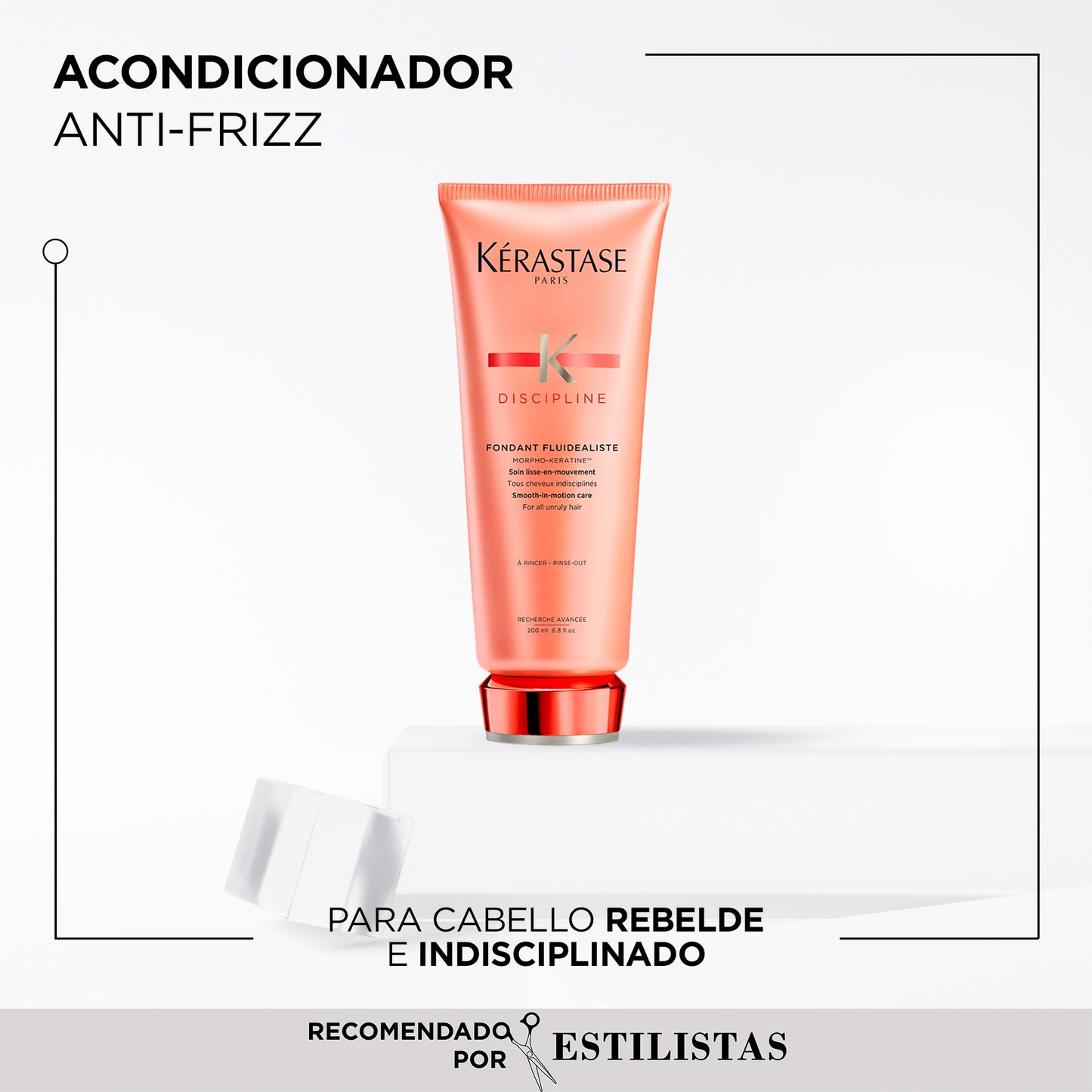 Acondicionador Fluidéaliste / Discipline - 200 ml