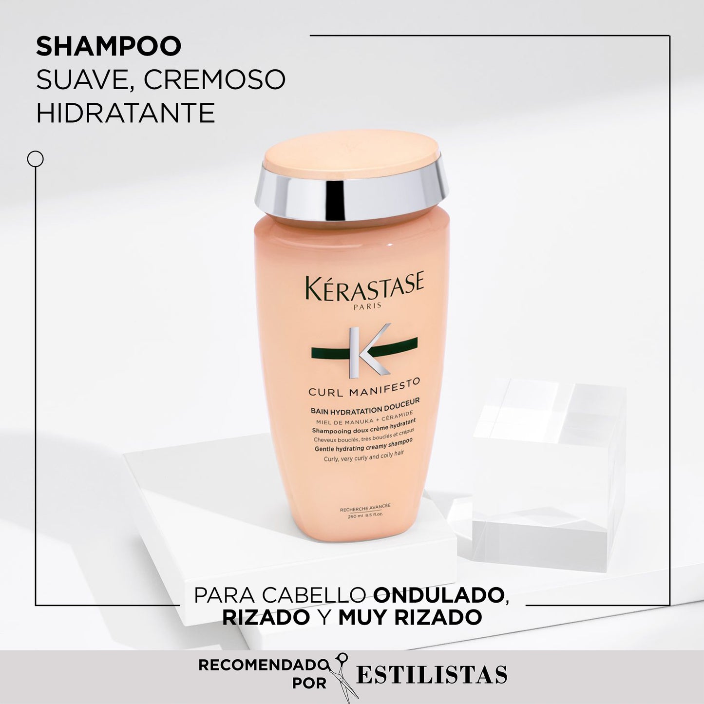 Shampoo Bain Hydratation Douceur / Curl Manifesto - 250 ml