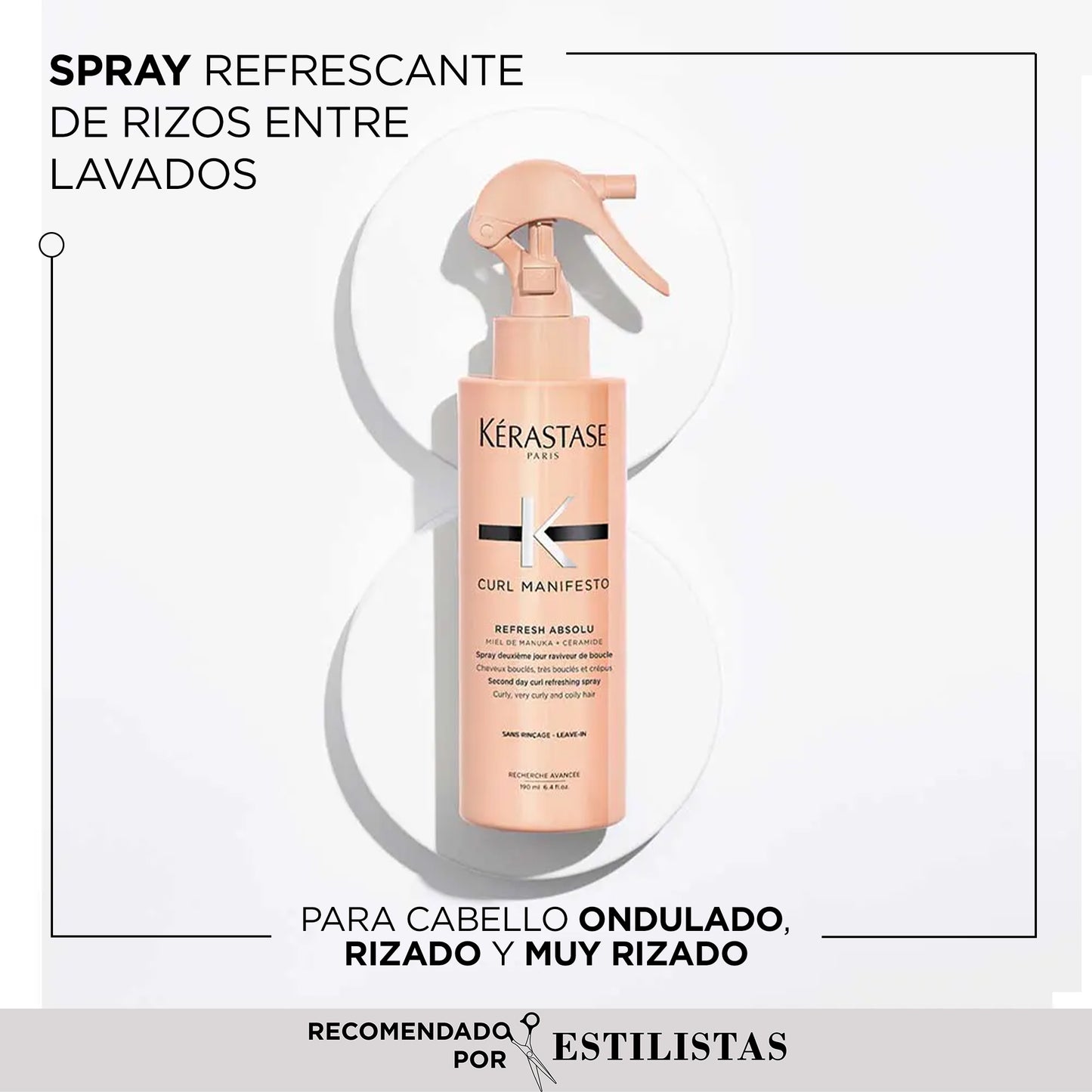 Spray Refresh Absolu / Curl Manifesto - 190 ml