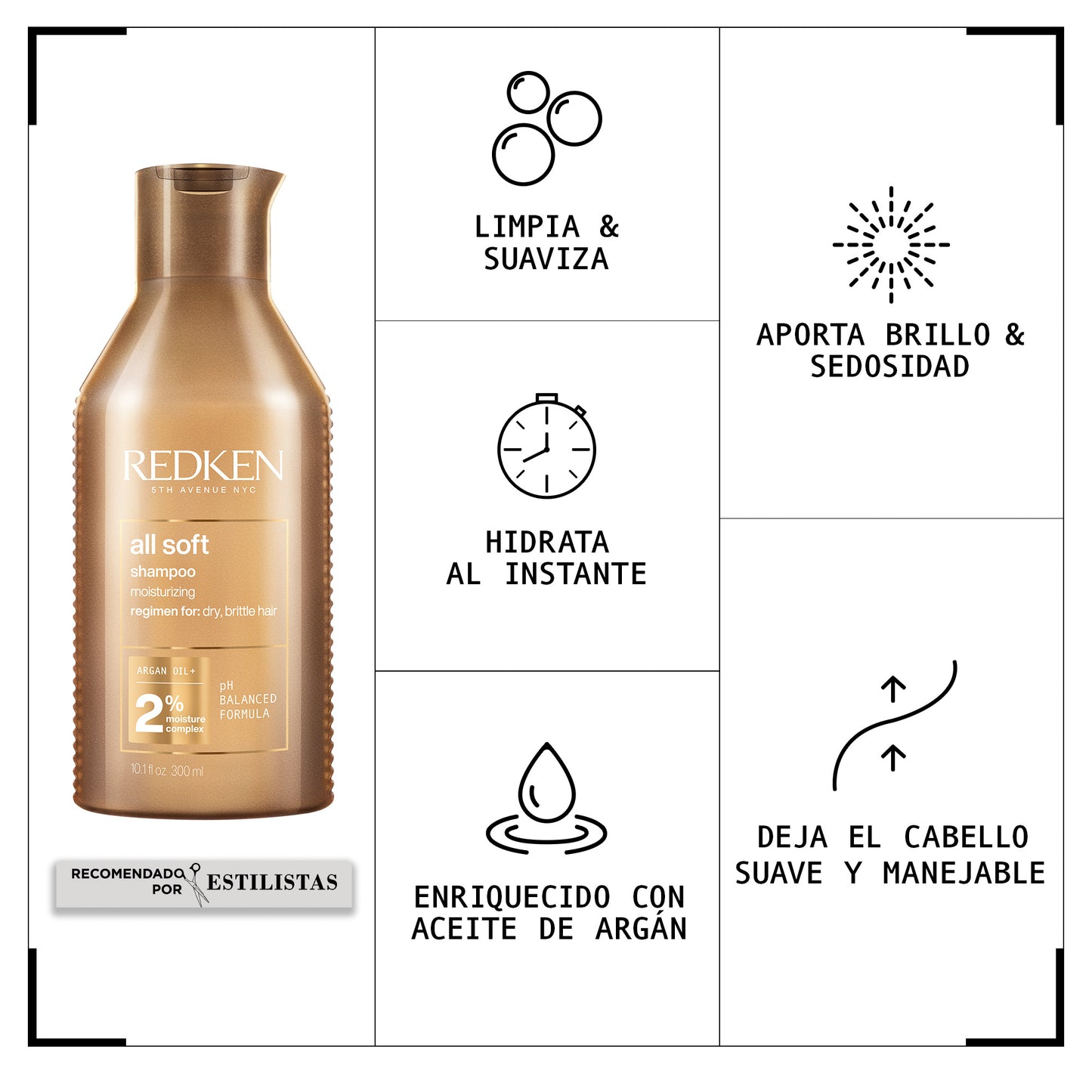 Shampoo All Soft - 300 ml