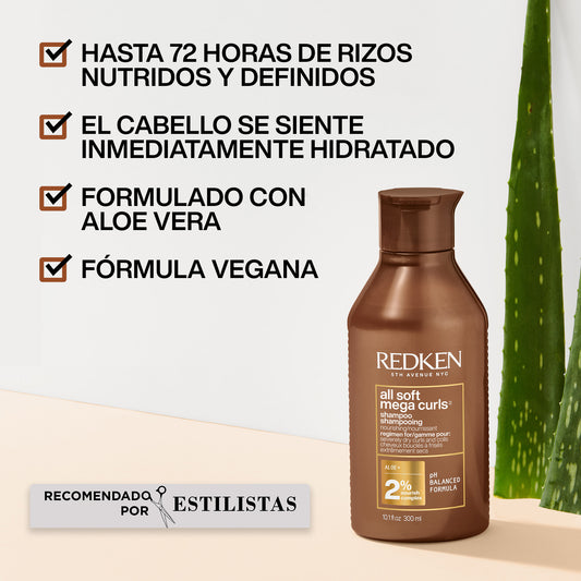 Shampoo All Soft Mega Curls - 300 ml