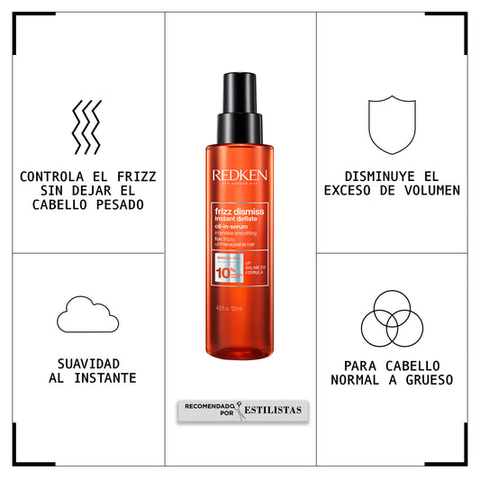 Redken – Frizz Dismiss Instant Deflate Oil-in-Serum