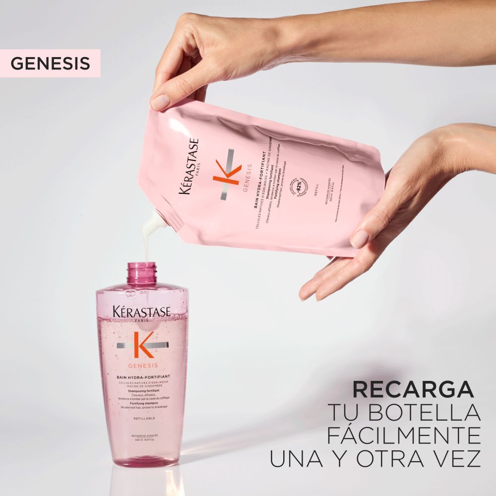 Shampoo Bain Nutri-Fortifiant y recarga / Genesis - 250 ml