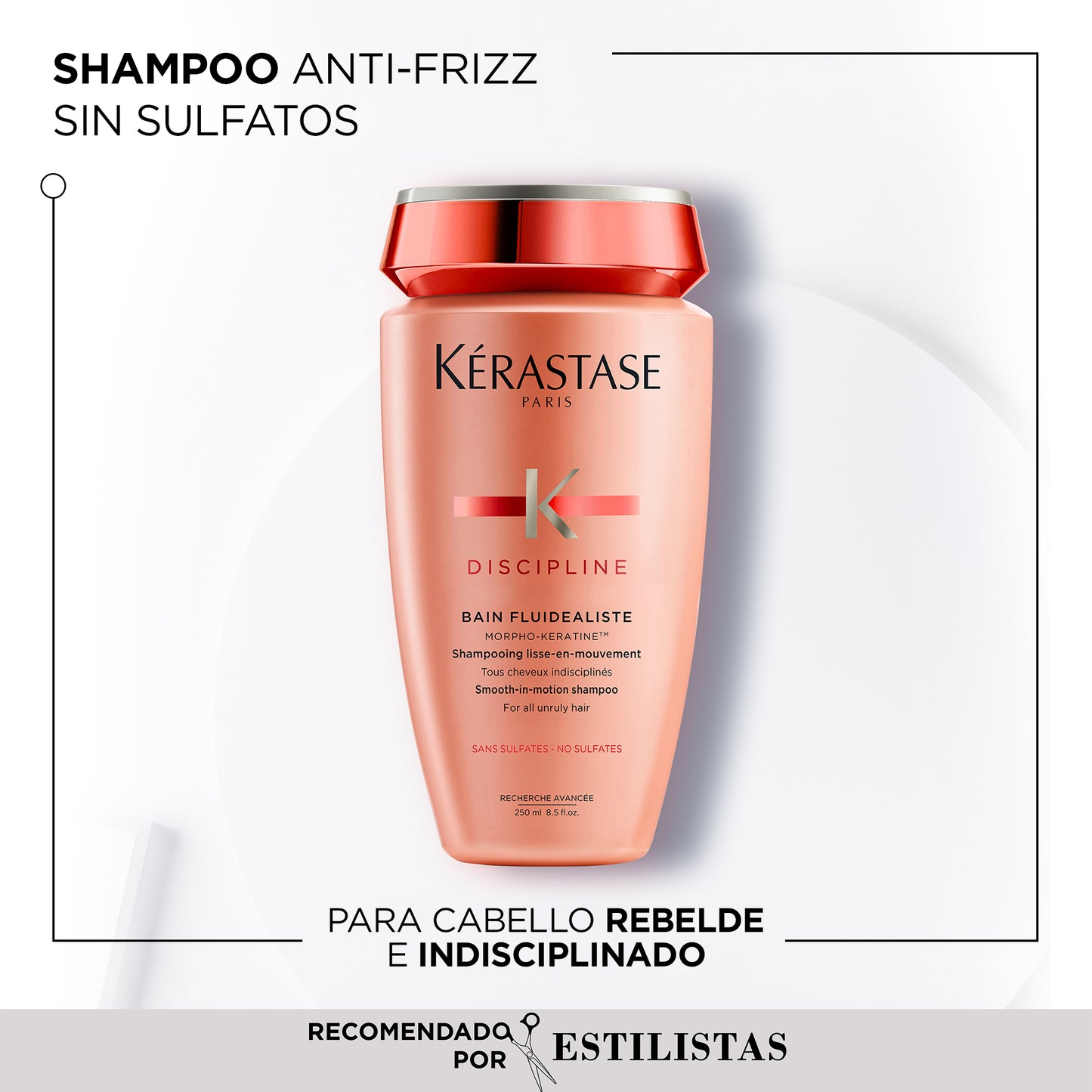Shampoo Bain Fluidéaliste / Discipline - 250 ml