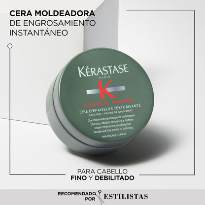 Cera Cire d’Épaisseur Texturisante / Genesis Homme - 75 ml