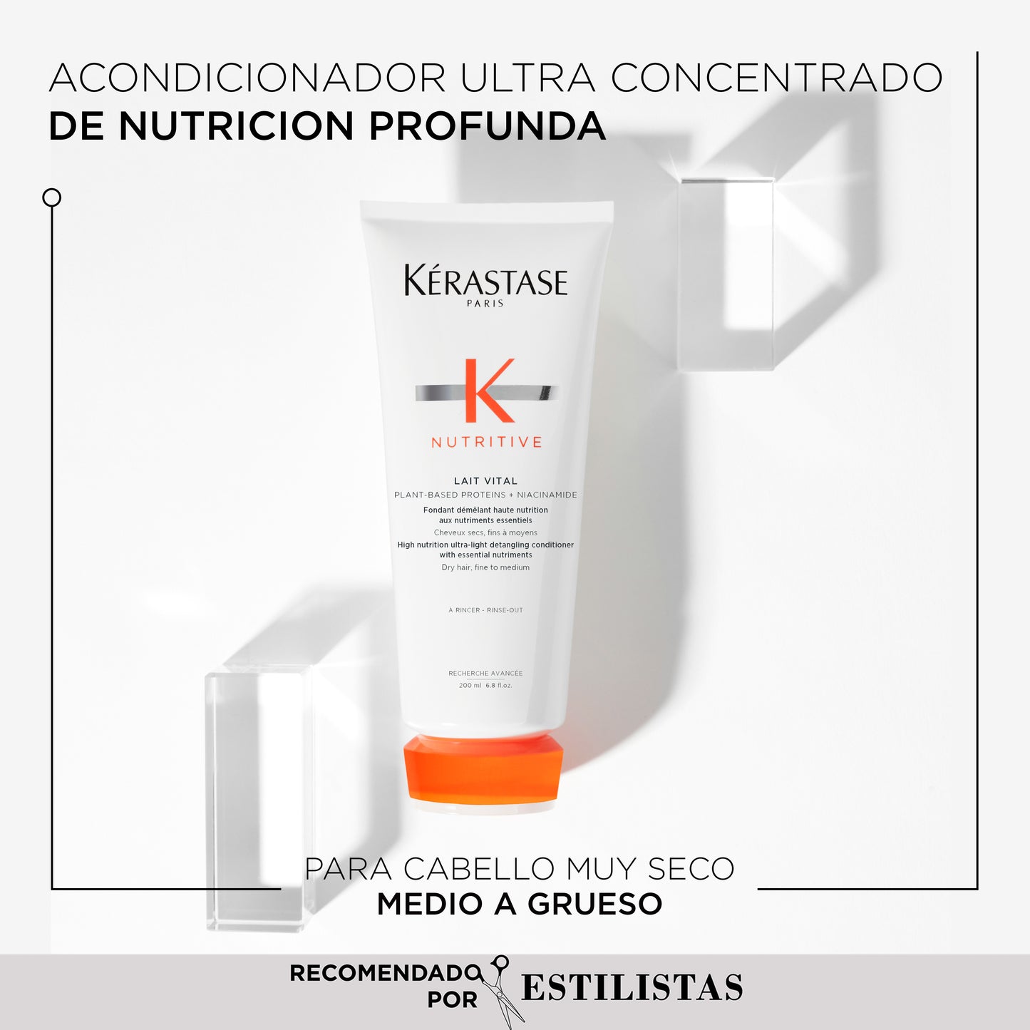 Acondicionador Lait Vital / Nutritive - 200 ml