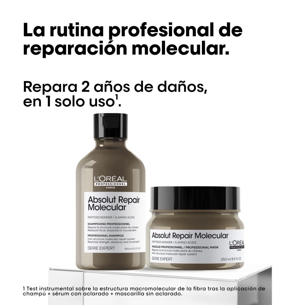 Set Reparación Molecular para Cabello Dañado - Shampoo + Máscara
