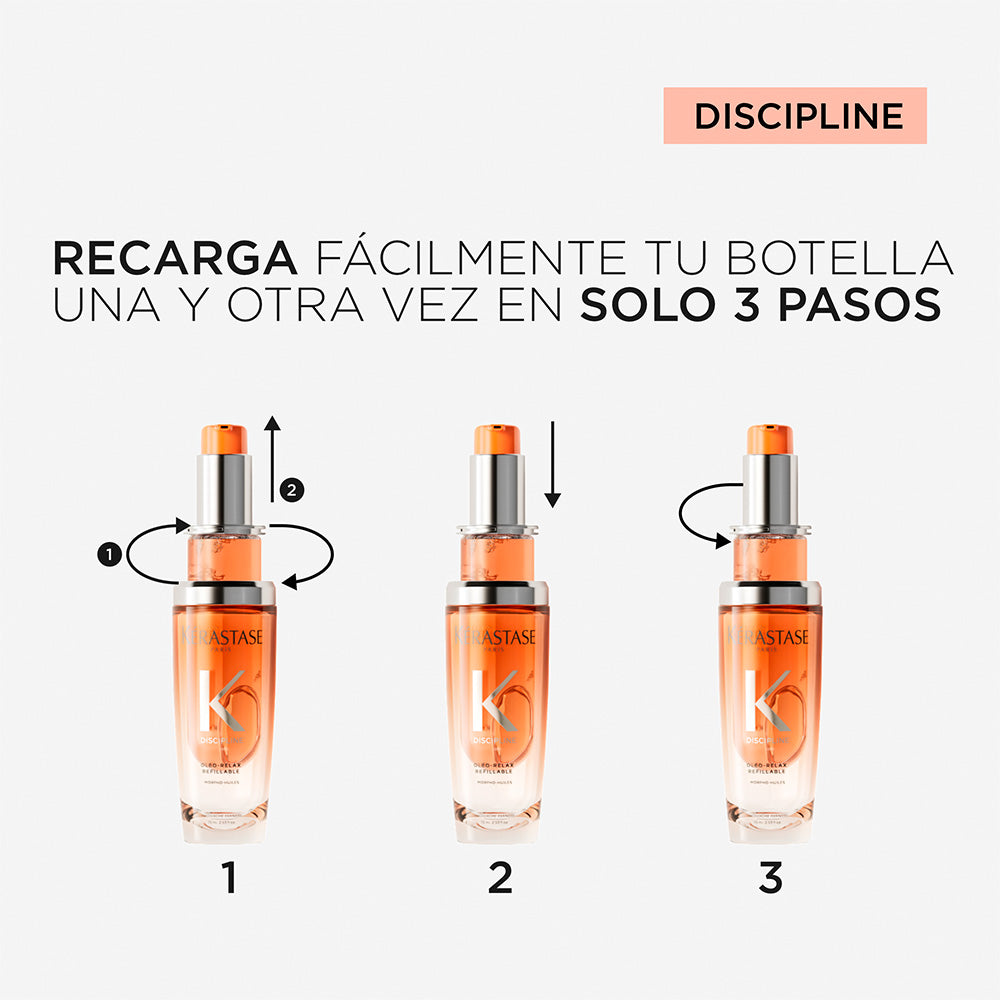Aceite Anti-Frizz Oléo-Relax y recarga / Discipline - 100 ml