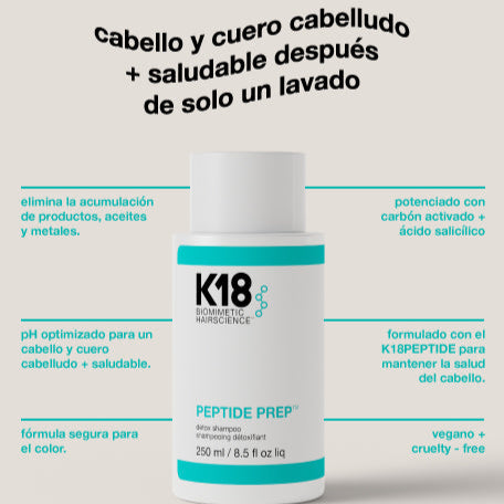 K18 – PEPTIDE PREP™ Shampoo Detox - 250 ml